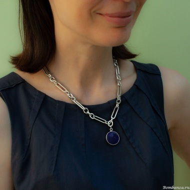 Колье Fiore Luna, NATURAL LAPIS